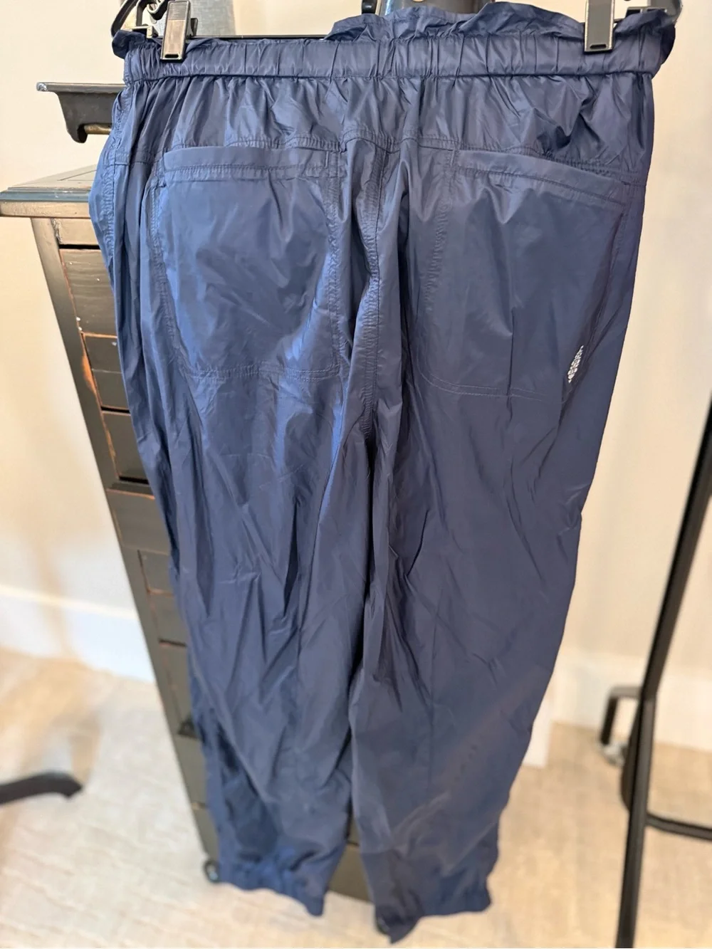 Free People Navy Drawstring Joggers - Women